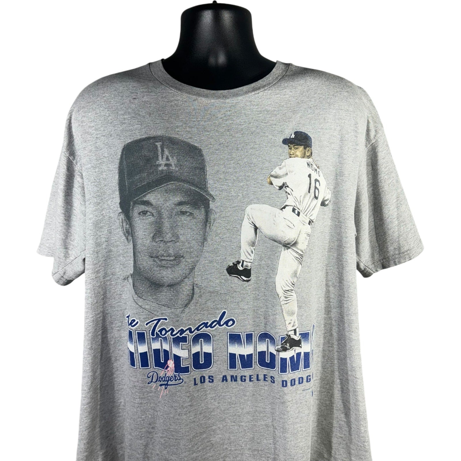 Vintage Los Angeles Dodgers Hideo Nomo "The Tornado" Tee