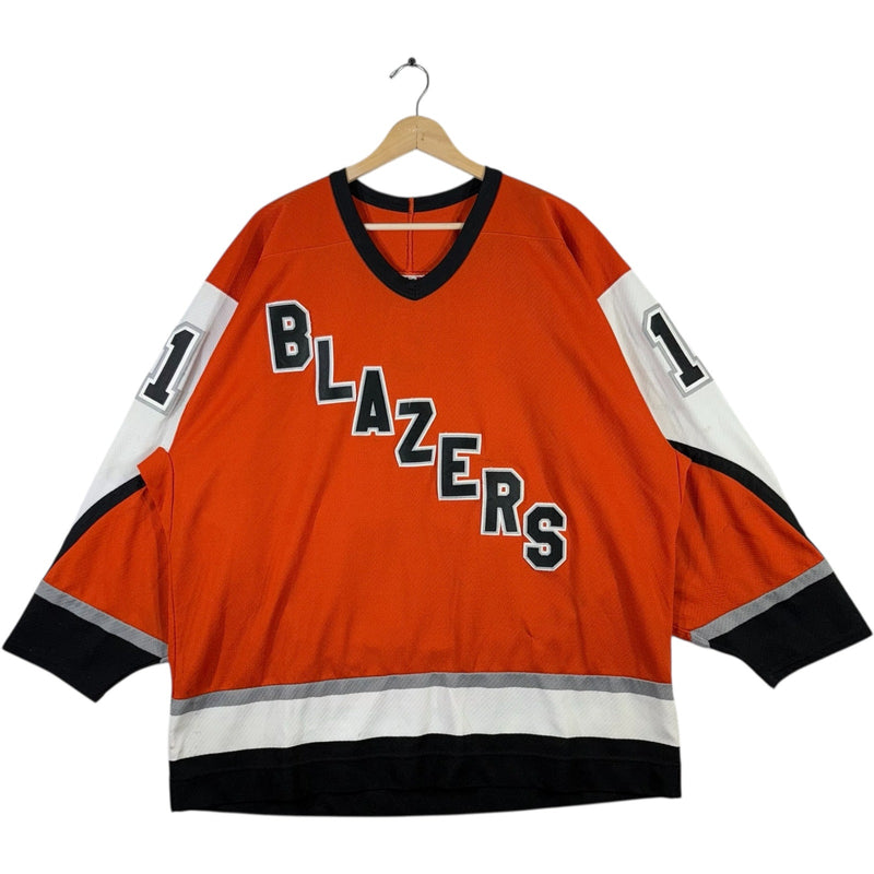 Vintage Blazers #11 Clauss NHL Long Sleeve Jersey
