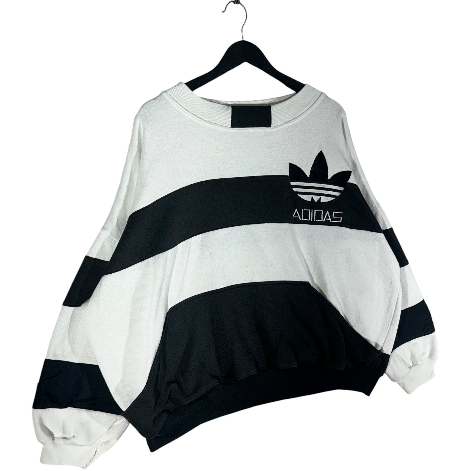 Vintage Adidas Striped Crewneck