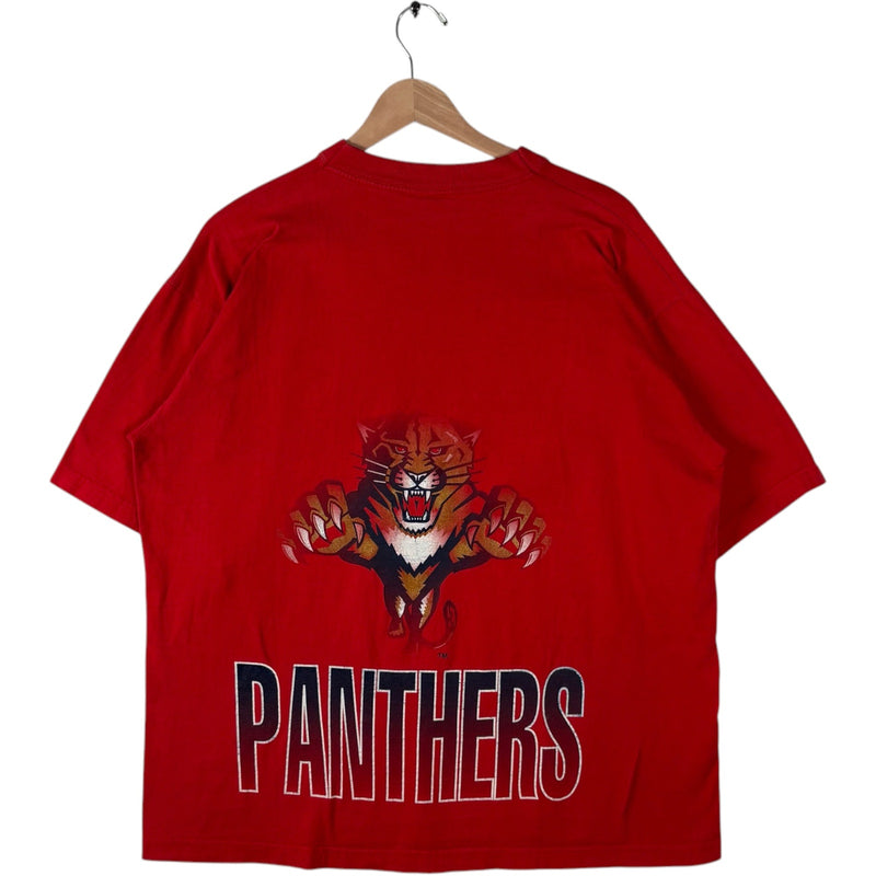 Vintage Nutmeg Florida Panthers Spellout Logo Tee 90s