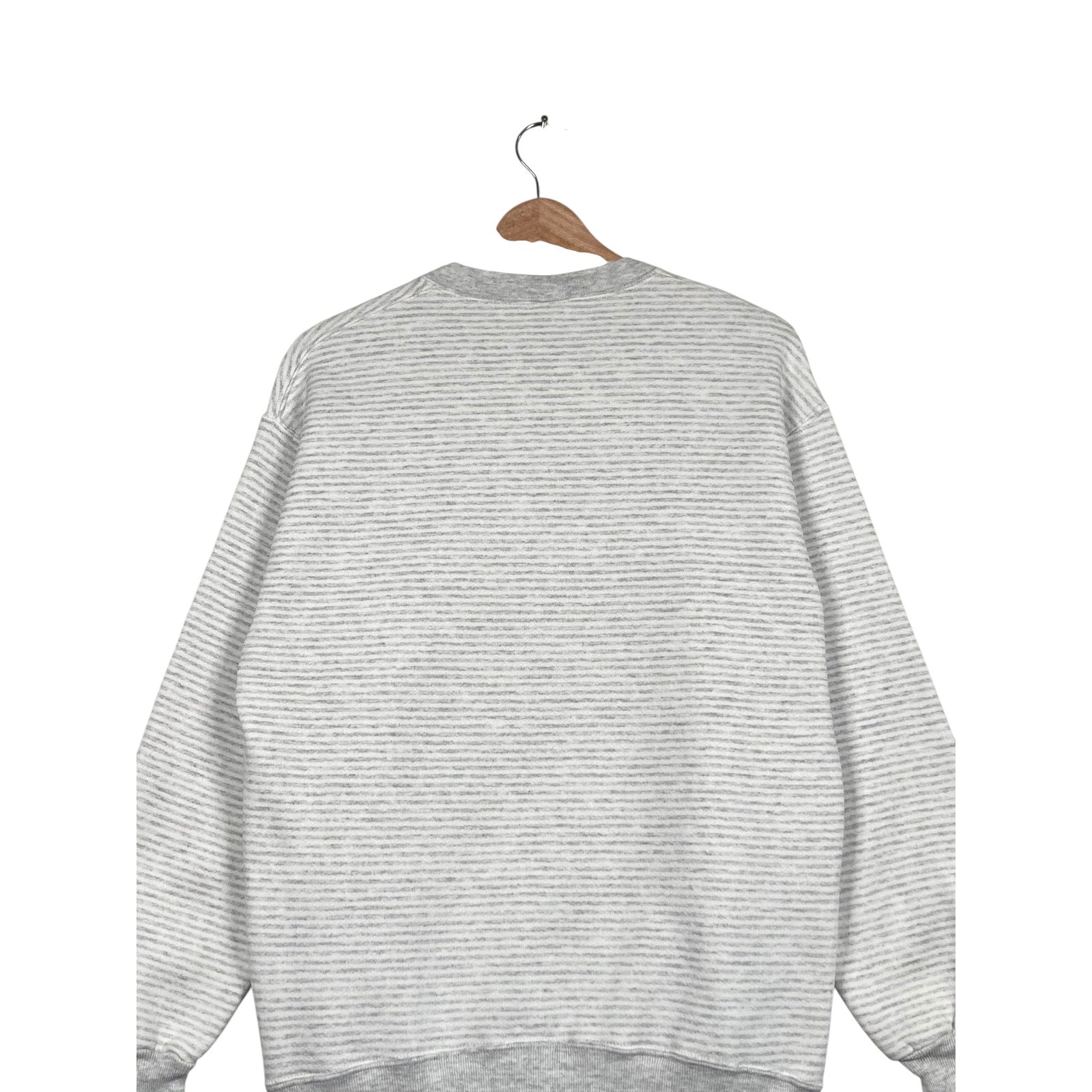 Vintage Striped Flower Bouquet Crewneck