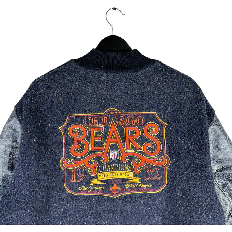 Vintage DeLong Chicago Bears NFL Wool Varsity Jacket