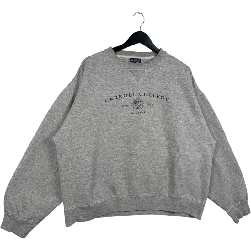 Vintage Carroll College Alumni Arch Spellout Crewneck