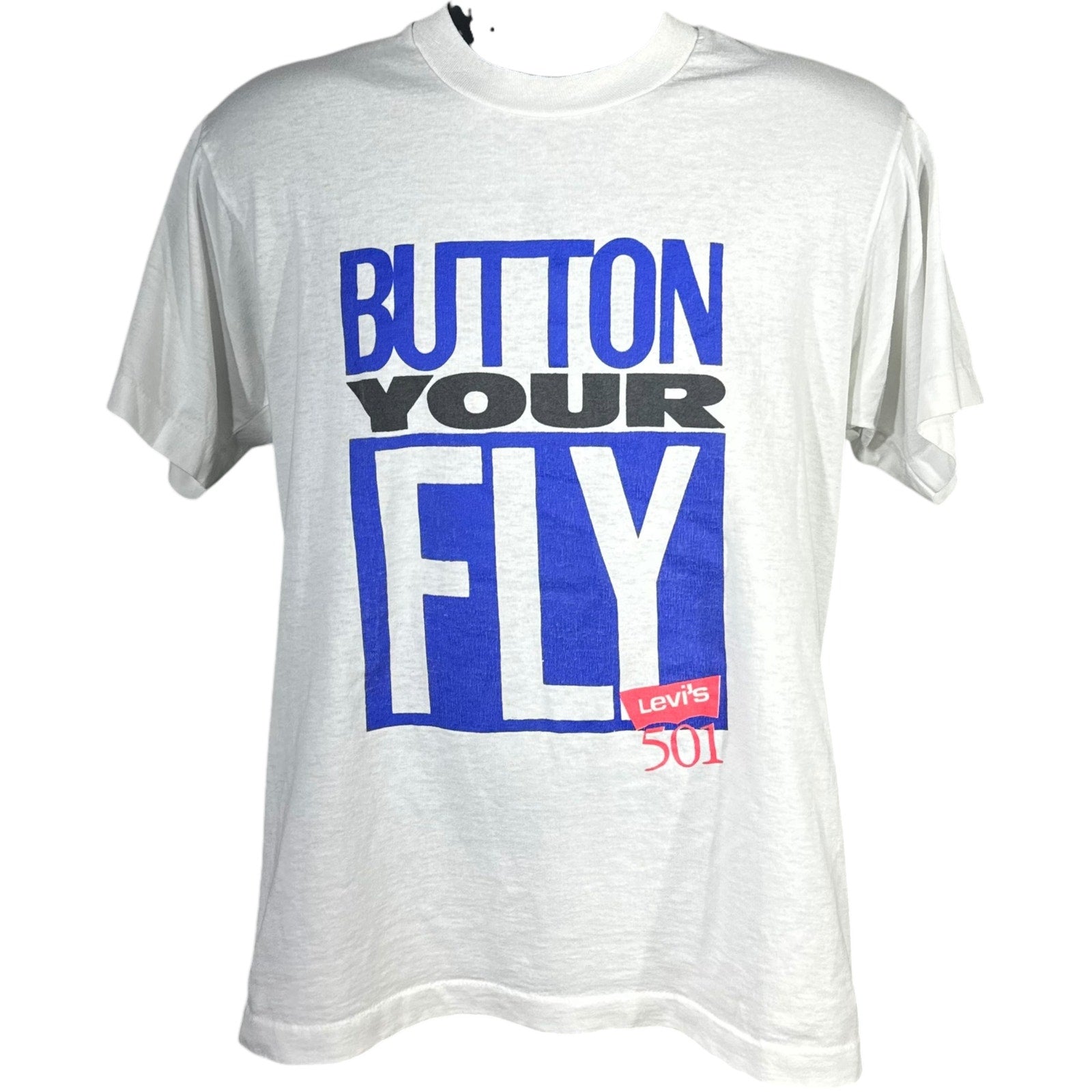 Vintage Levis Button Your Fly Tee