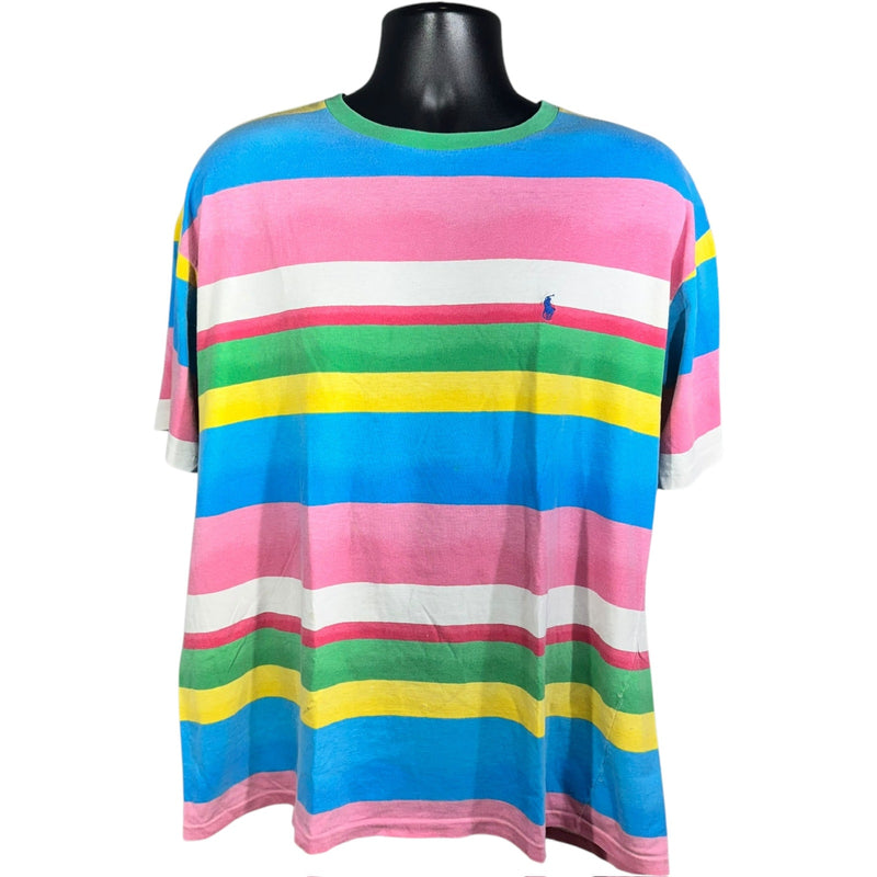 Vintage Polo Ralph Lauren Multicolor Striped Tee