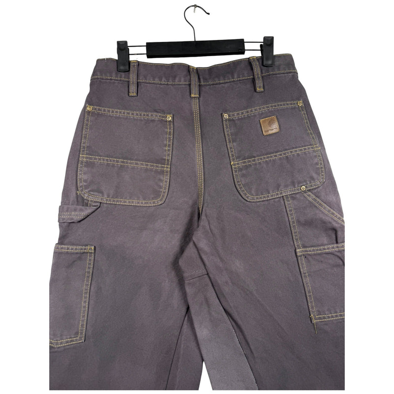 Vintage Carhartt Relaxed Raw Hem Carpenter Shorts 32