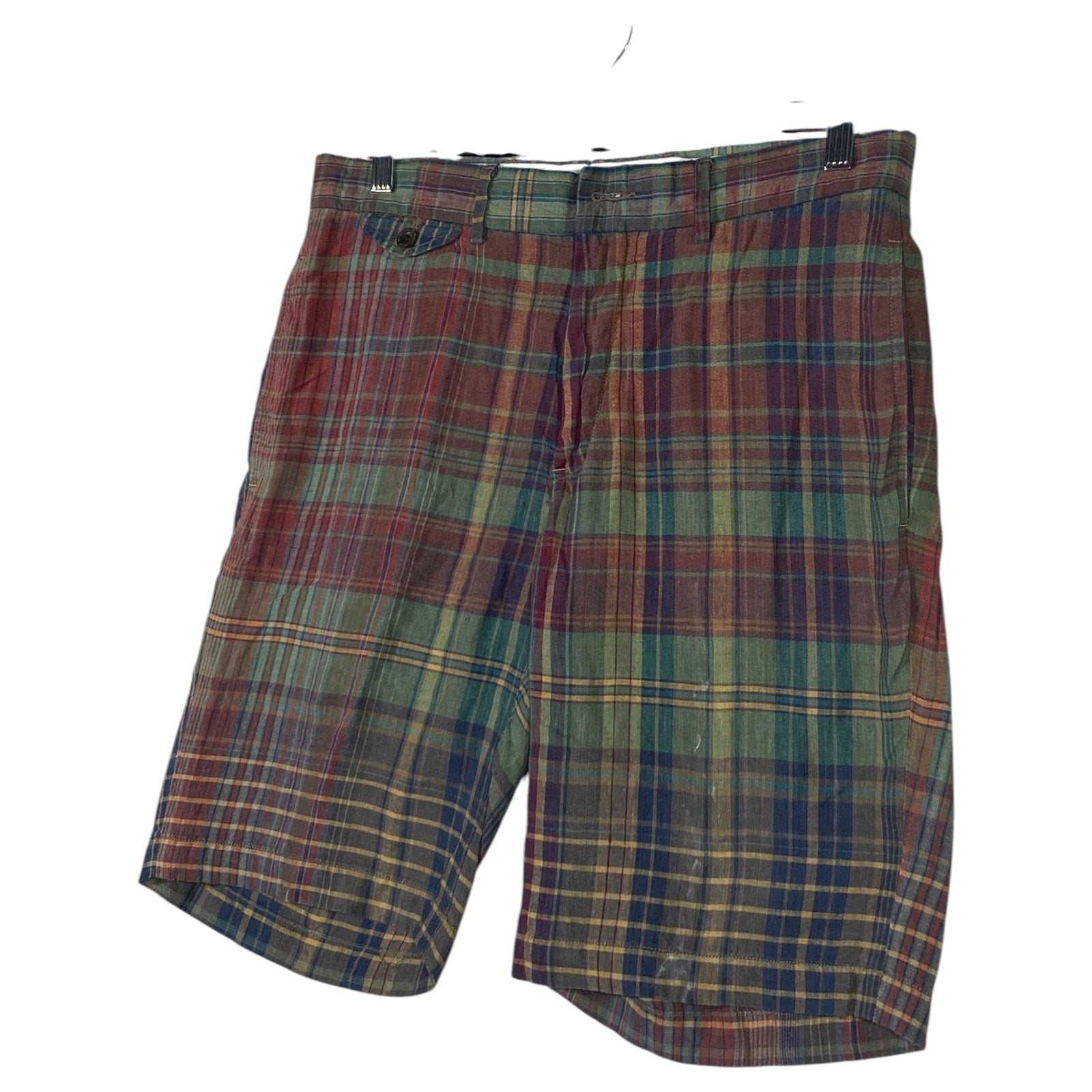Vintage India Madras by Ralph Lauren Casual Shorts 34