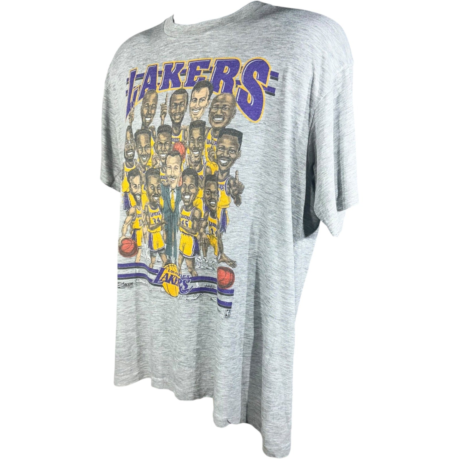 Vintage Los Angeles Lakers Caricature "Hot Shot" Tee 90s