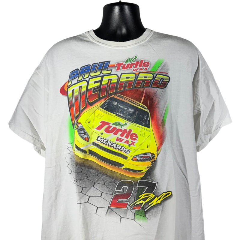 Nascar Paul Menard Turtle Wax Racing Tee