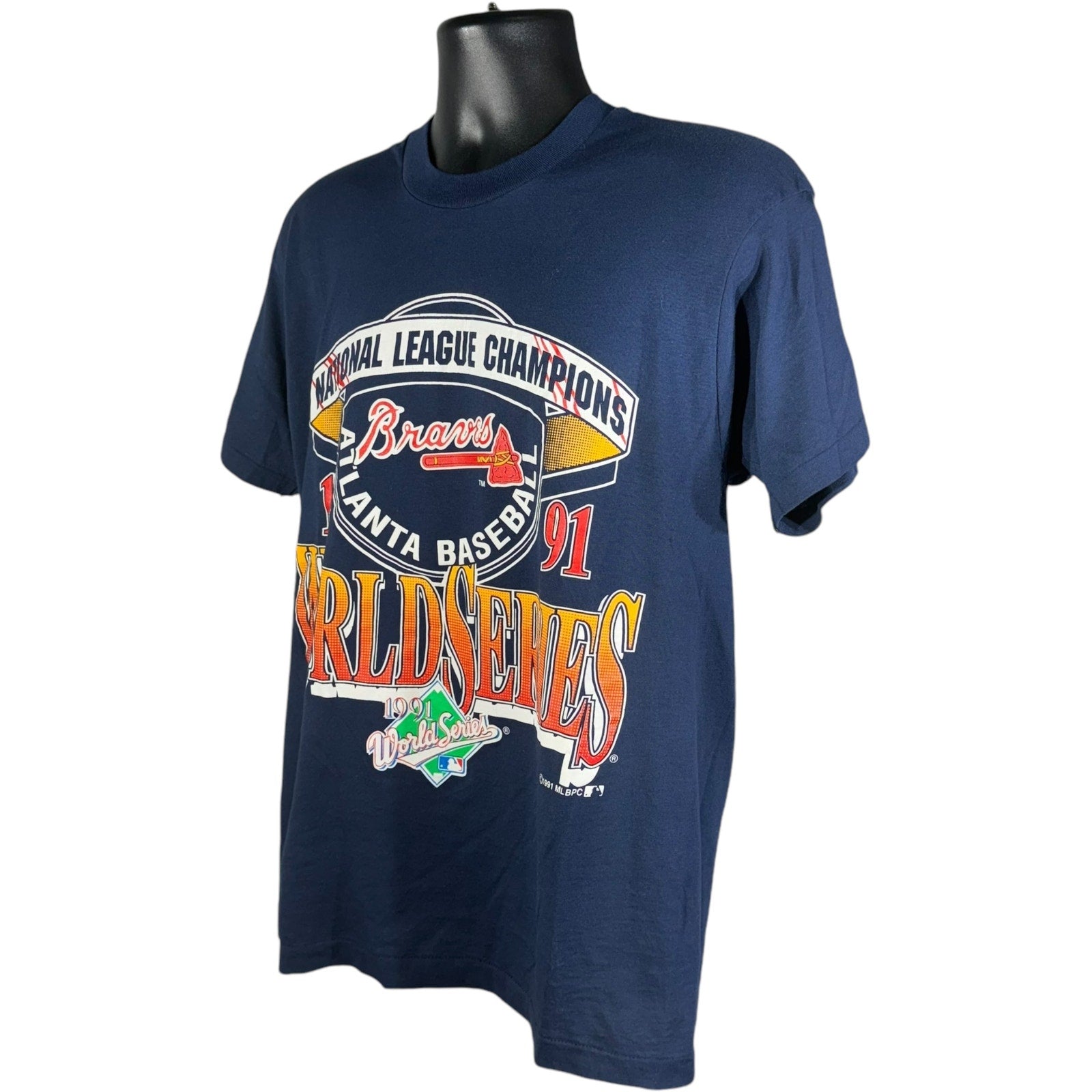 Vintage Atlanta Braves World Series MLB Tee 1991