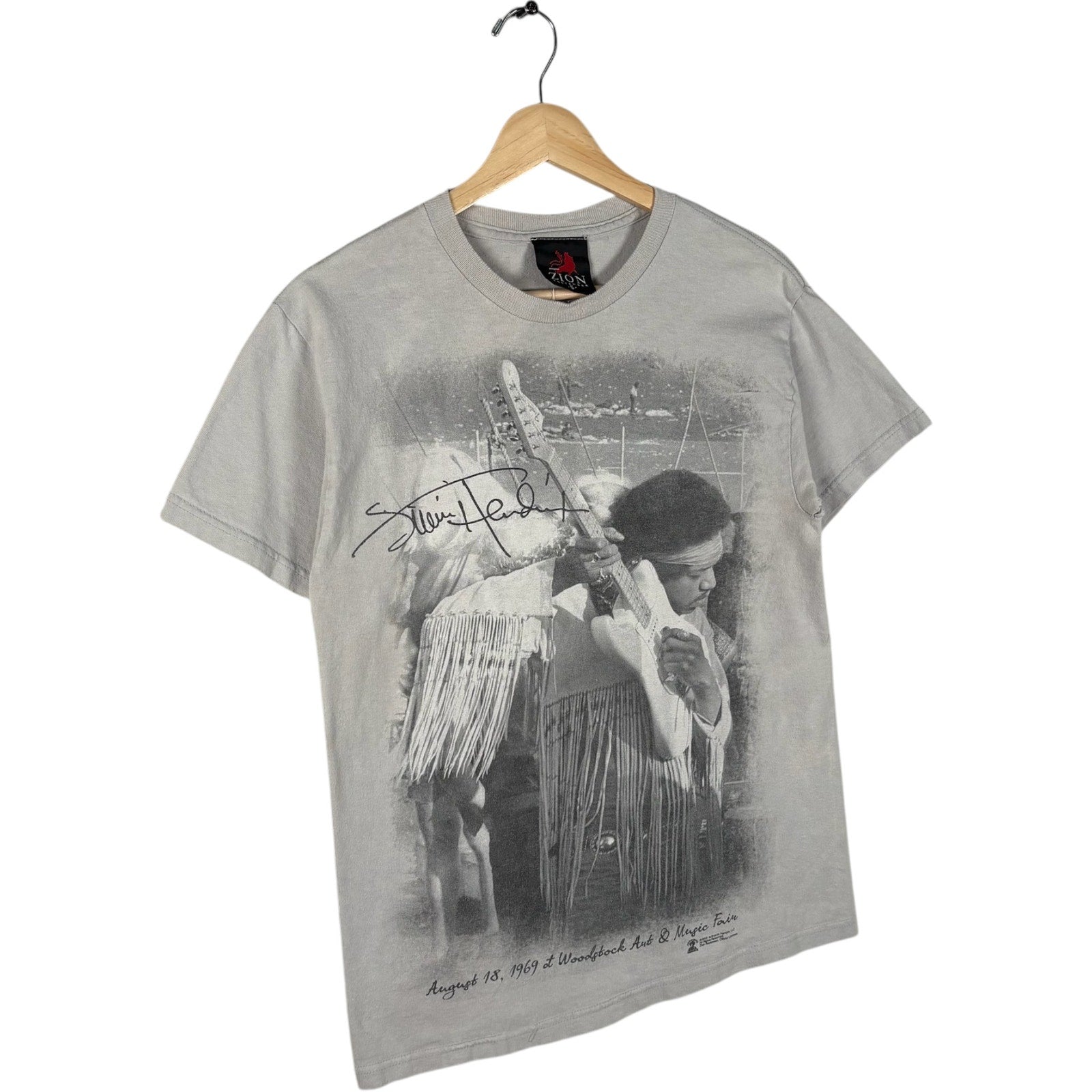 Vintage Zion Jimi Hendrix Y2K Band Tee