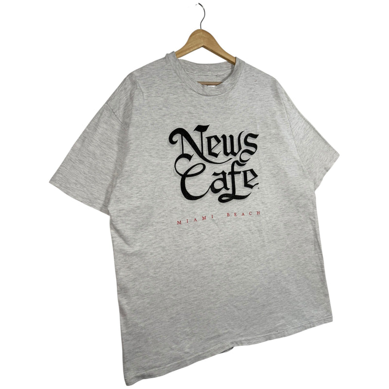 Vintage News Cafe Miami Beach T-Shirt