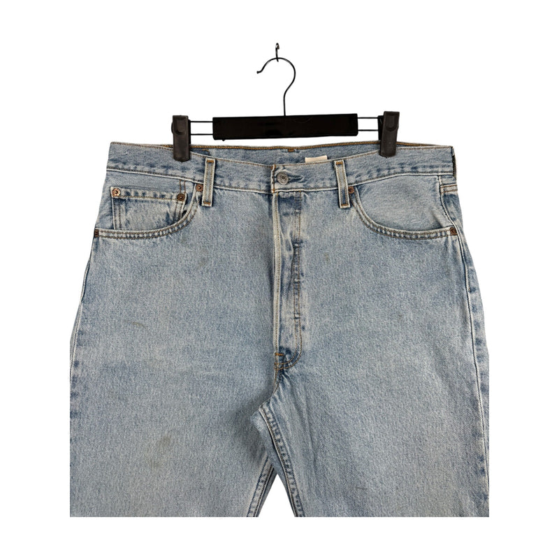 Vintage Levi's 501 Light Wash Denim Shorts