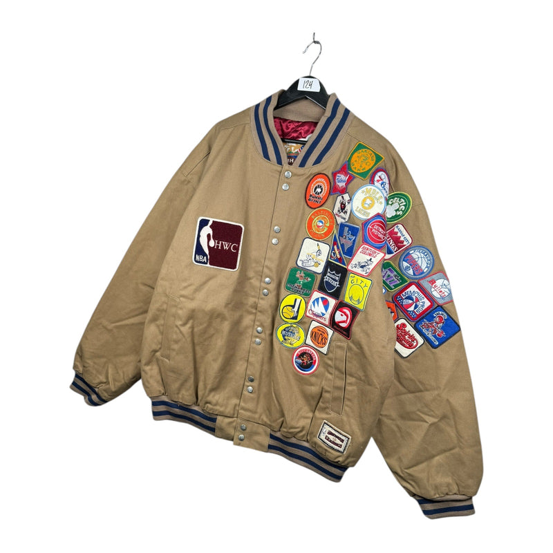 Vintage NBA Hardwood Classics Mitchell & Ness Patch Varsity Jacket