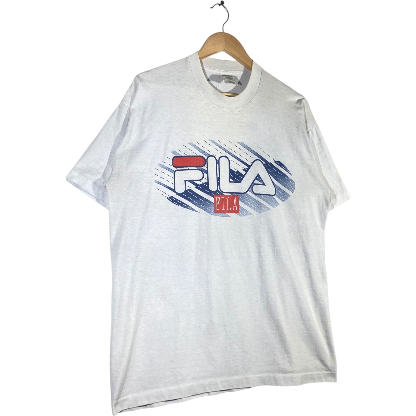 Vintage Fila Spellout Graphic Short Sleeve T-Shirt