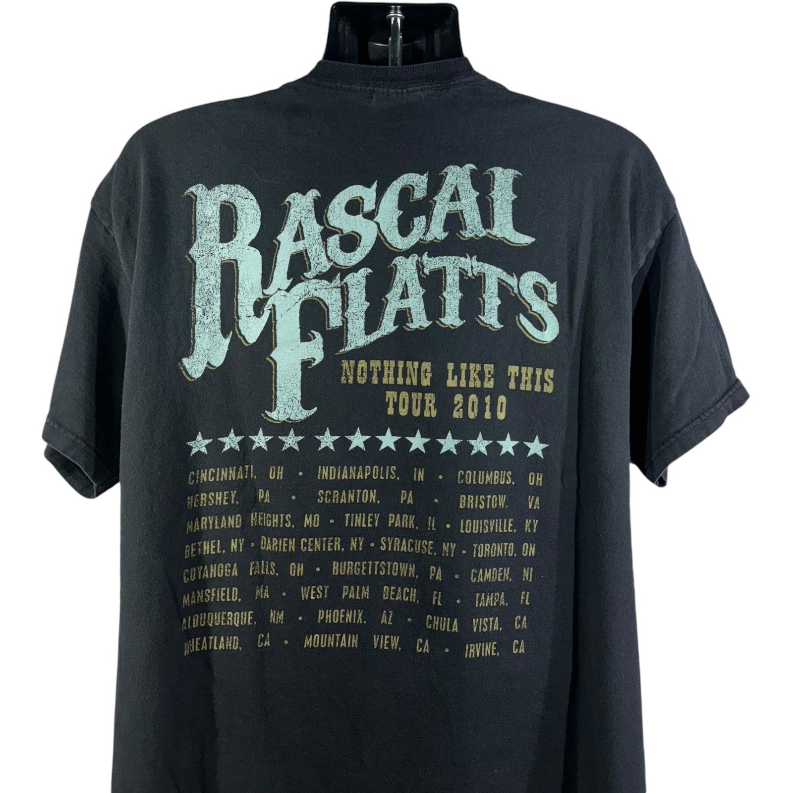 Rascal Flatts "Nothing Like This" Tour Tee 2010