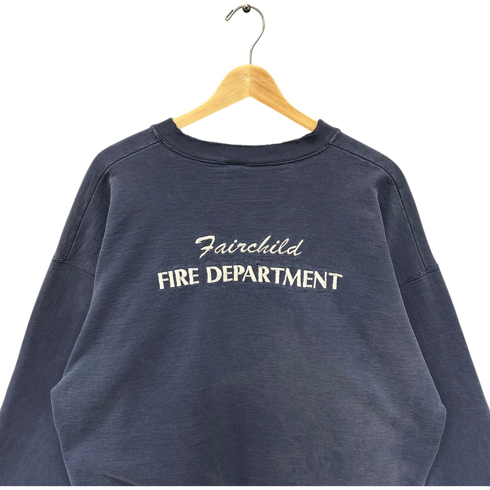 Vintage Fairfield Fire Department Crest Crewneck 90s