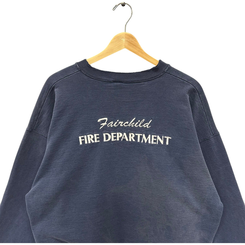 Vintage Fairfield Fire Department Crest Crewneck 90s