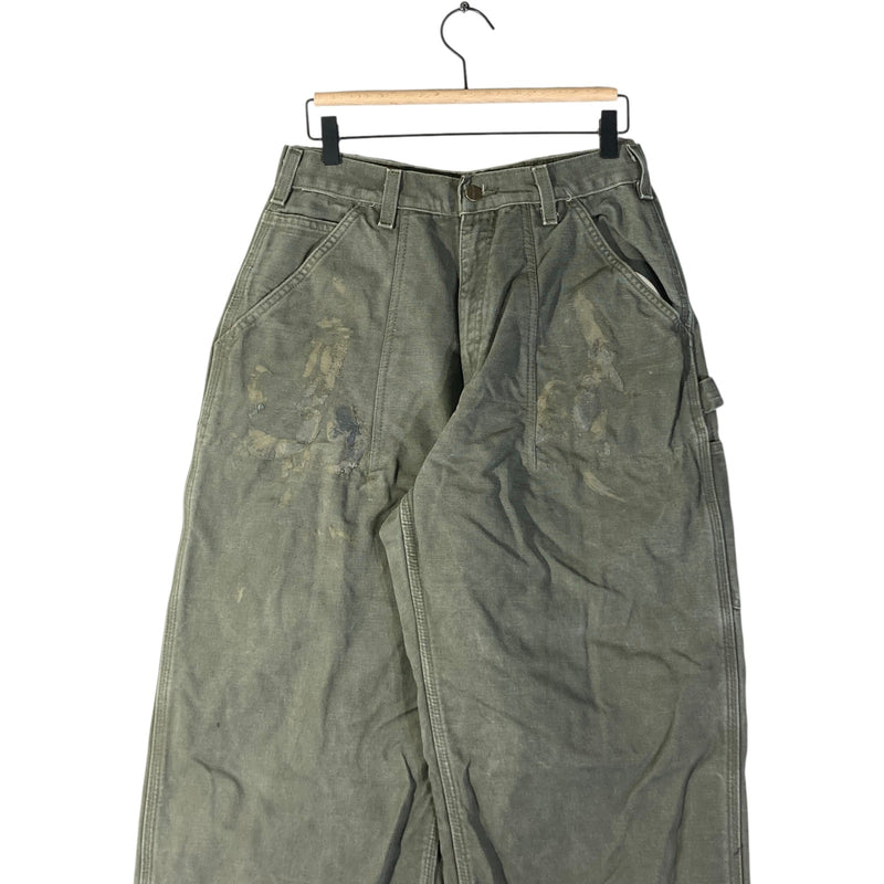Vintage Carhartt Flannel Lined Work Pants 30x30