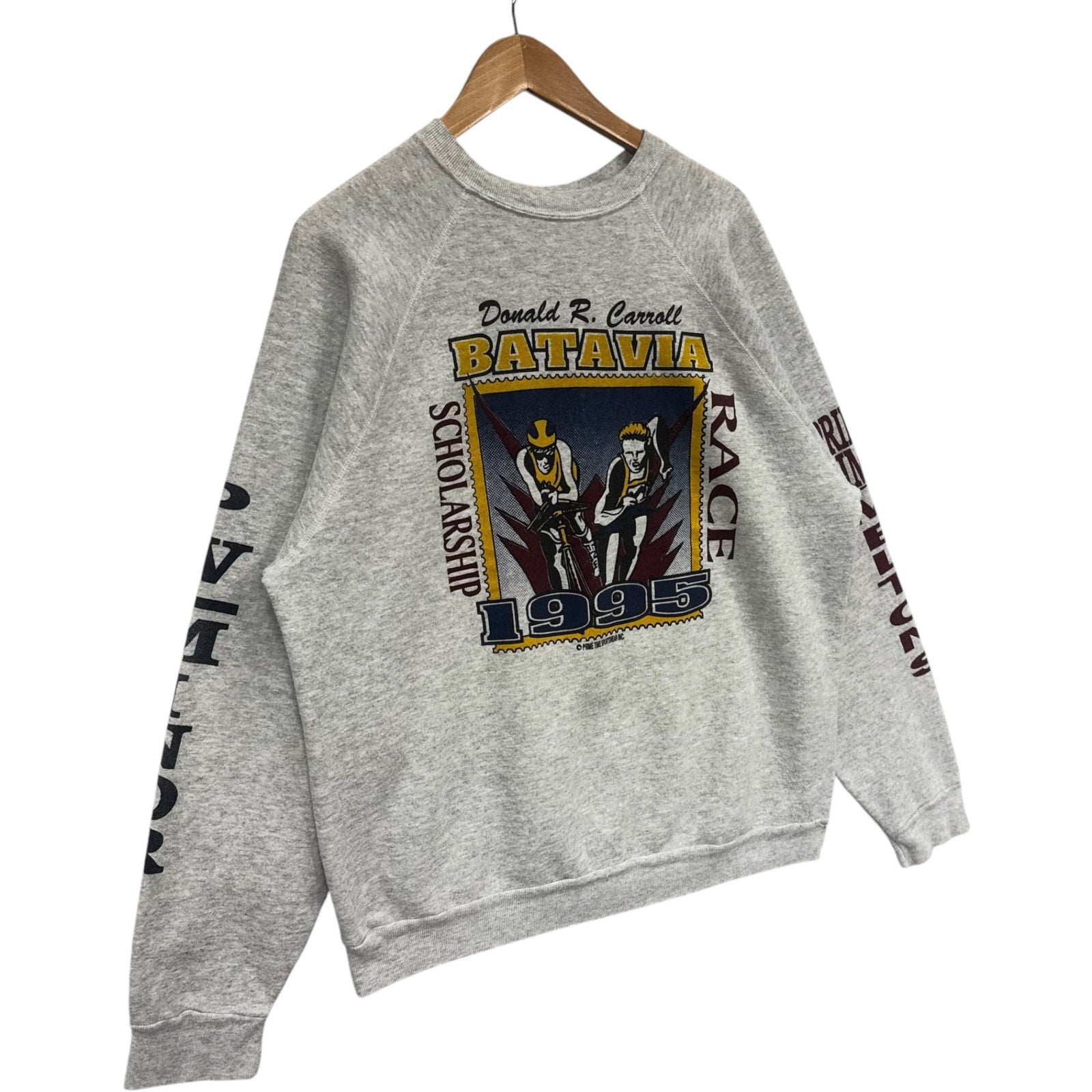 Vintage Batavia Scholarship Race Crewneck 1995