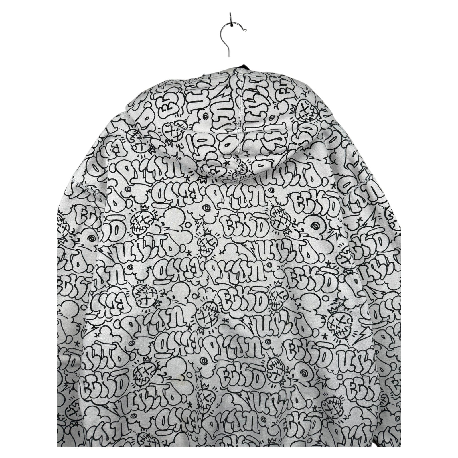 Vintage Ecko Unltd Doodle Allover Print Hoodie