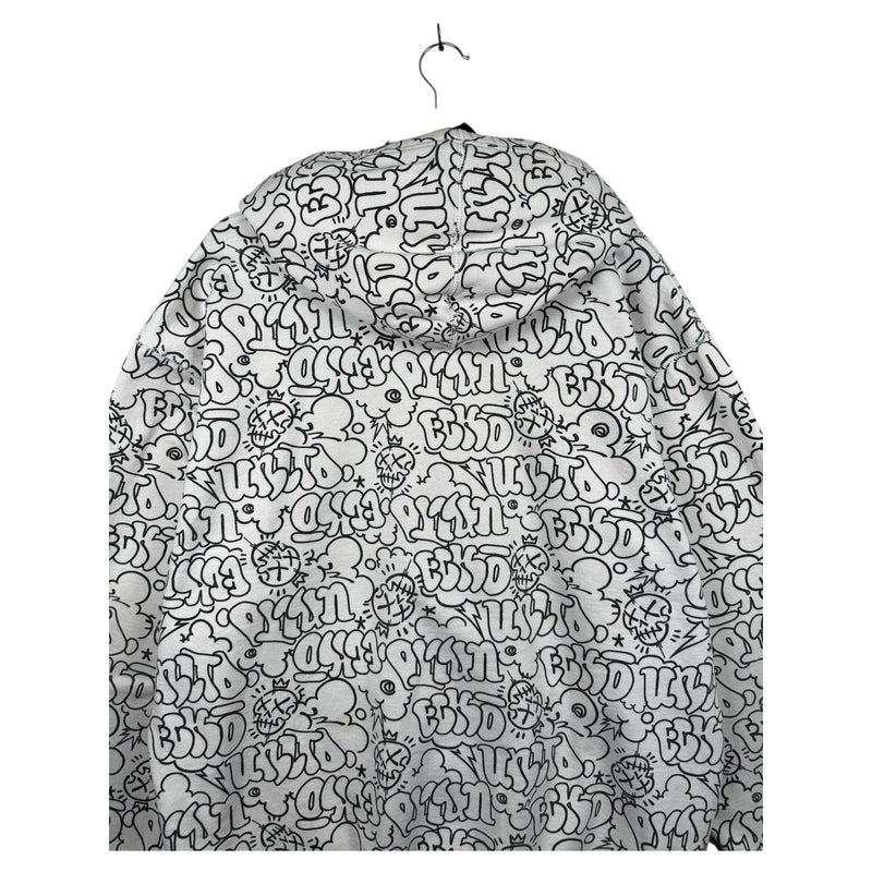 Vintage Ecko Unltd Doodle Allover Print Hoodie