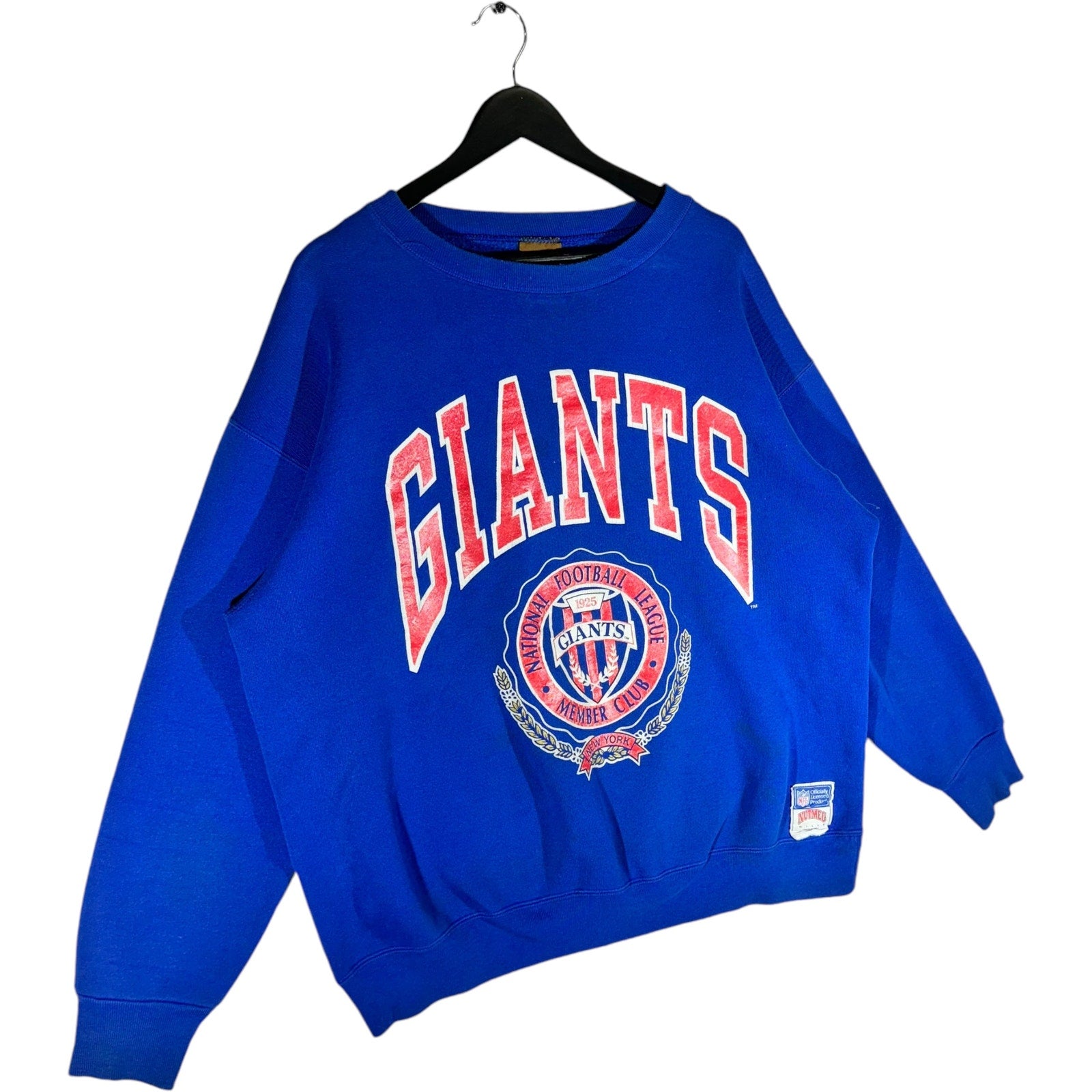 Vintage Nutmeg New York Giants Arch Spell Out Crewneck