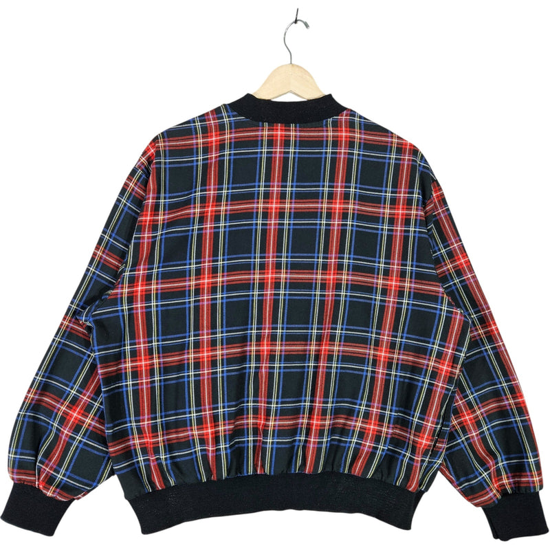Vintage Katie Brooke Plaid Bomber Jacket