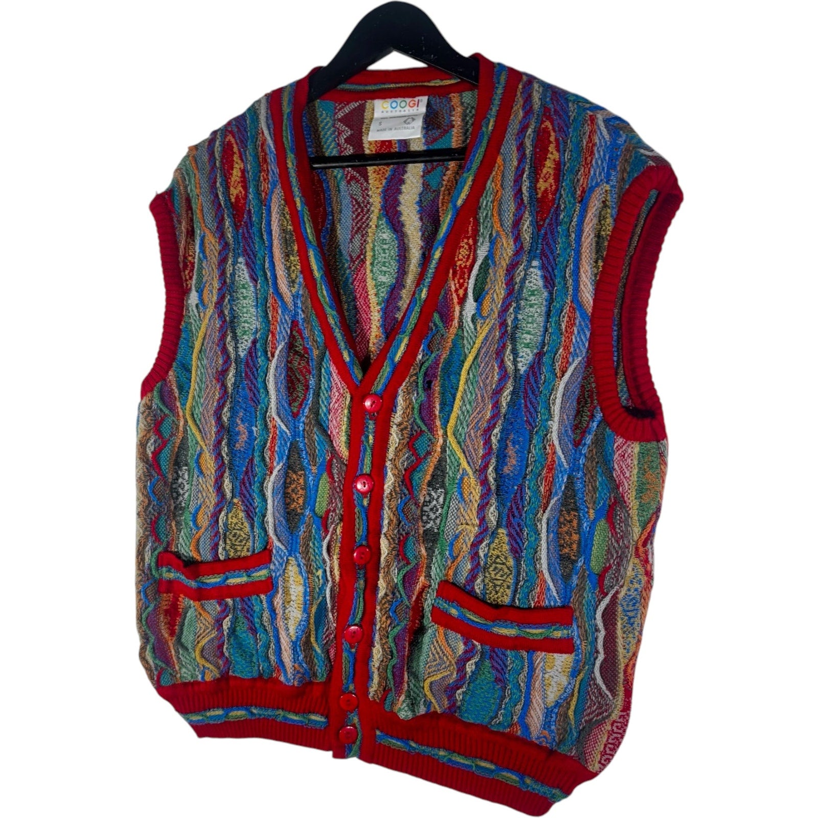 Vintage Coogi 3D Knit Sweater Vest