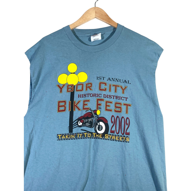 Vintage Hanes Ybor City Bike Fest 2002 Tank Top
