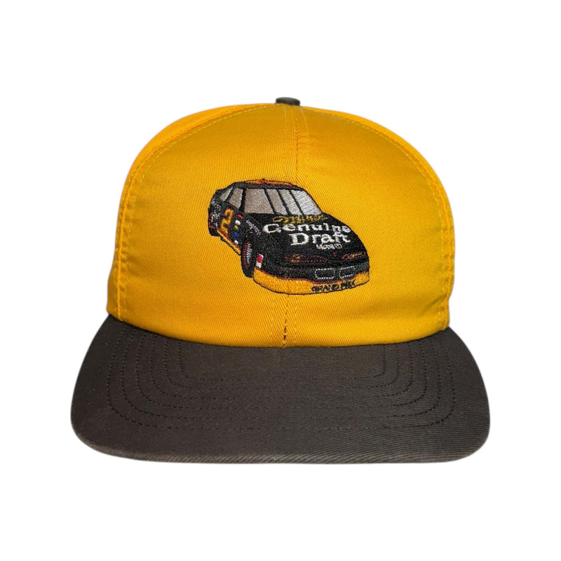 Vintage Rusty Wallace Miller Genuine Draft #2 NASCAR Racing Snapback Hat