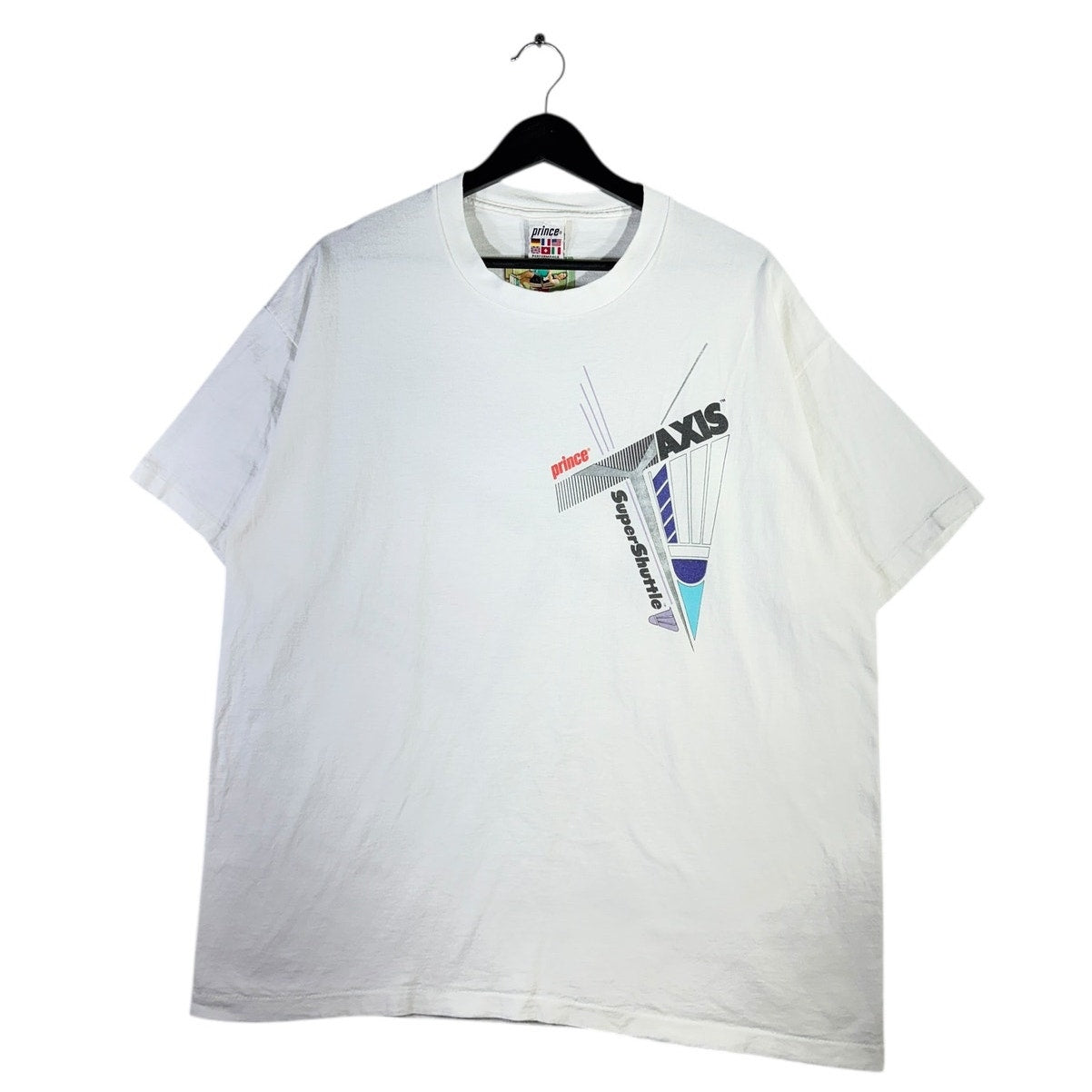 Vintage Prince Axis Racquets & Super Shuttle Tennis T-Shirt