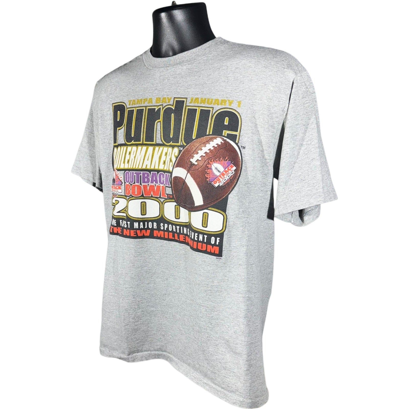 Vintage Purdue University Boilermakers Outback Bowl Tee 2000