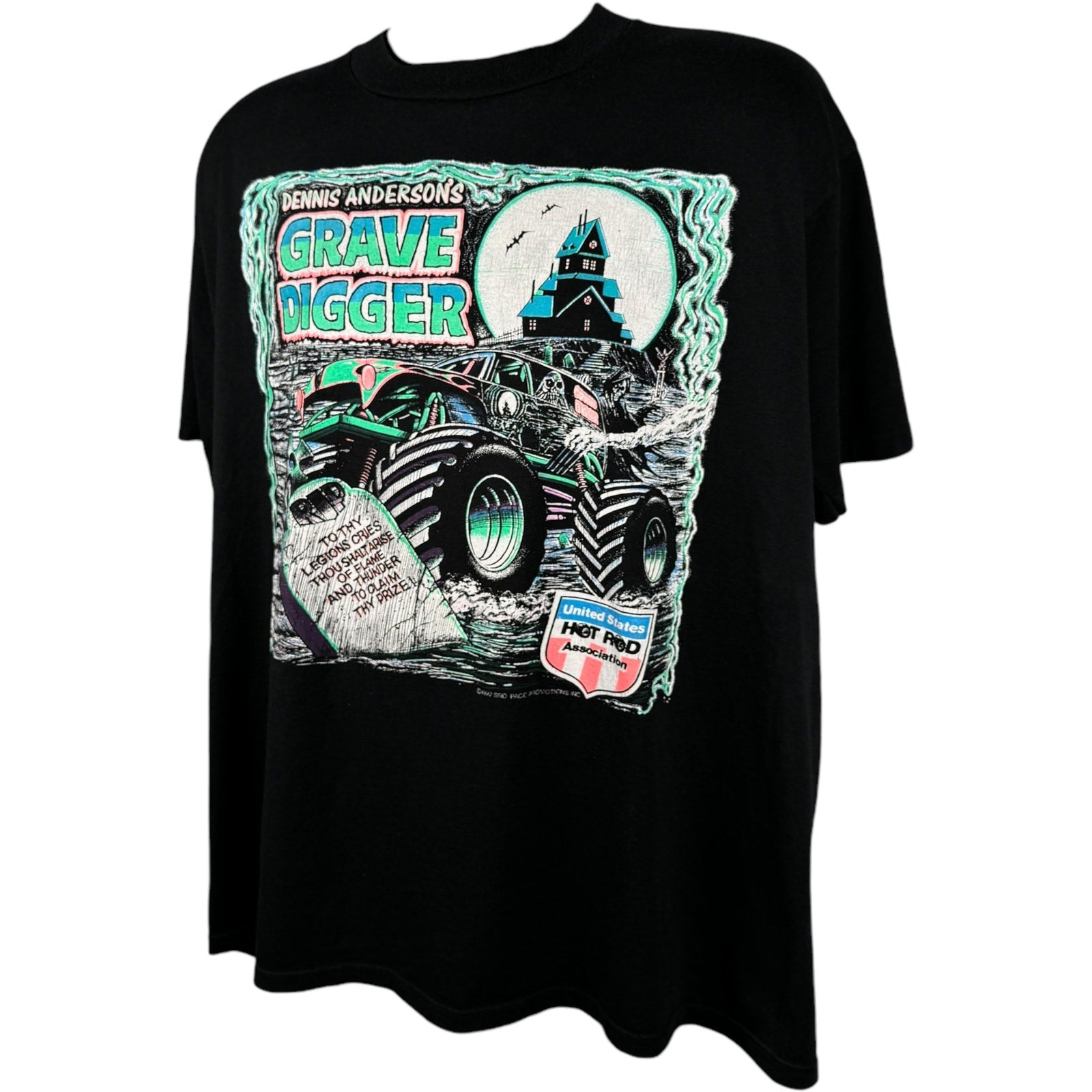 Vintage Dennis Anderson's Grave Digger Monster Truck Tee 90s