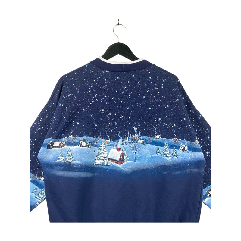 Vintage Snow AOP Pullover Crewneck