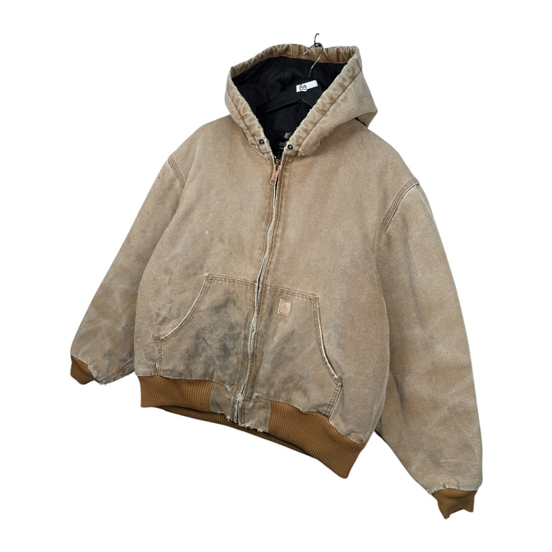 Vintage Carhartt Canvas Hooded Work Jacket