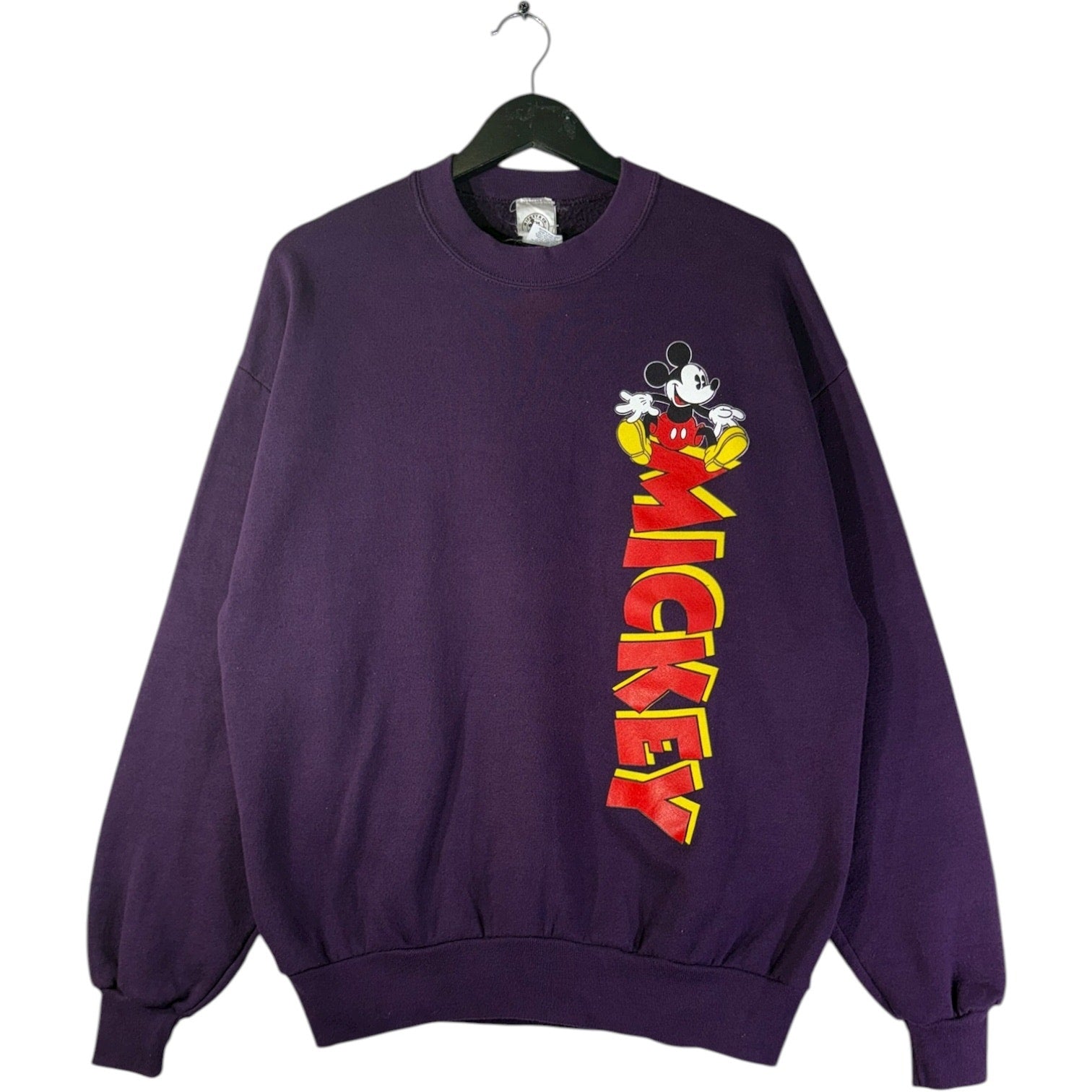 Vintage Disney Mickey Mouse Vertical Logo Crewneck