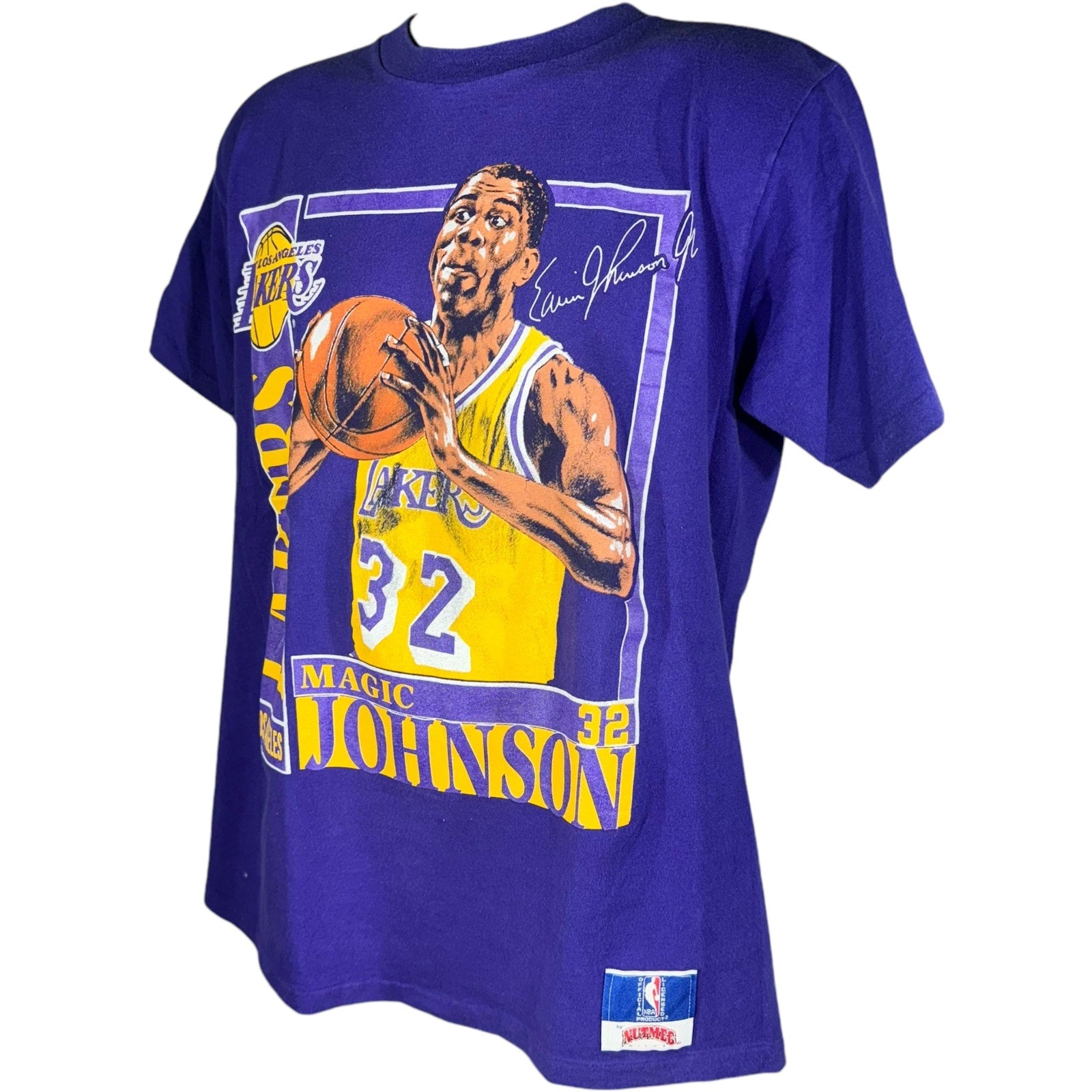 Vintage Magic Johnson Los Angeles Lakers Tee 90s