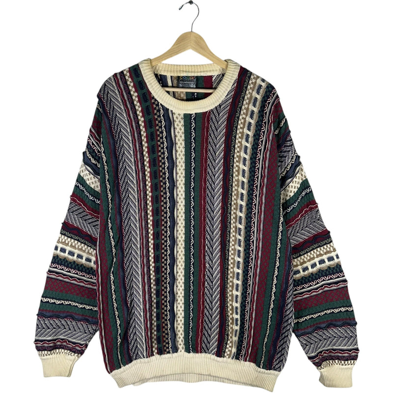 Vintage Coogi Wool 3D Knit Sweater