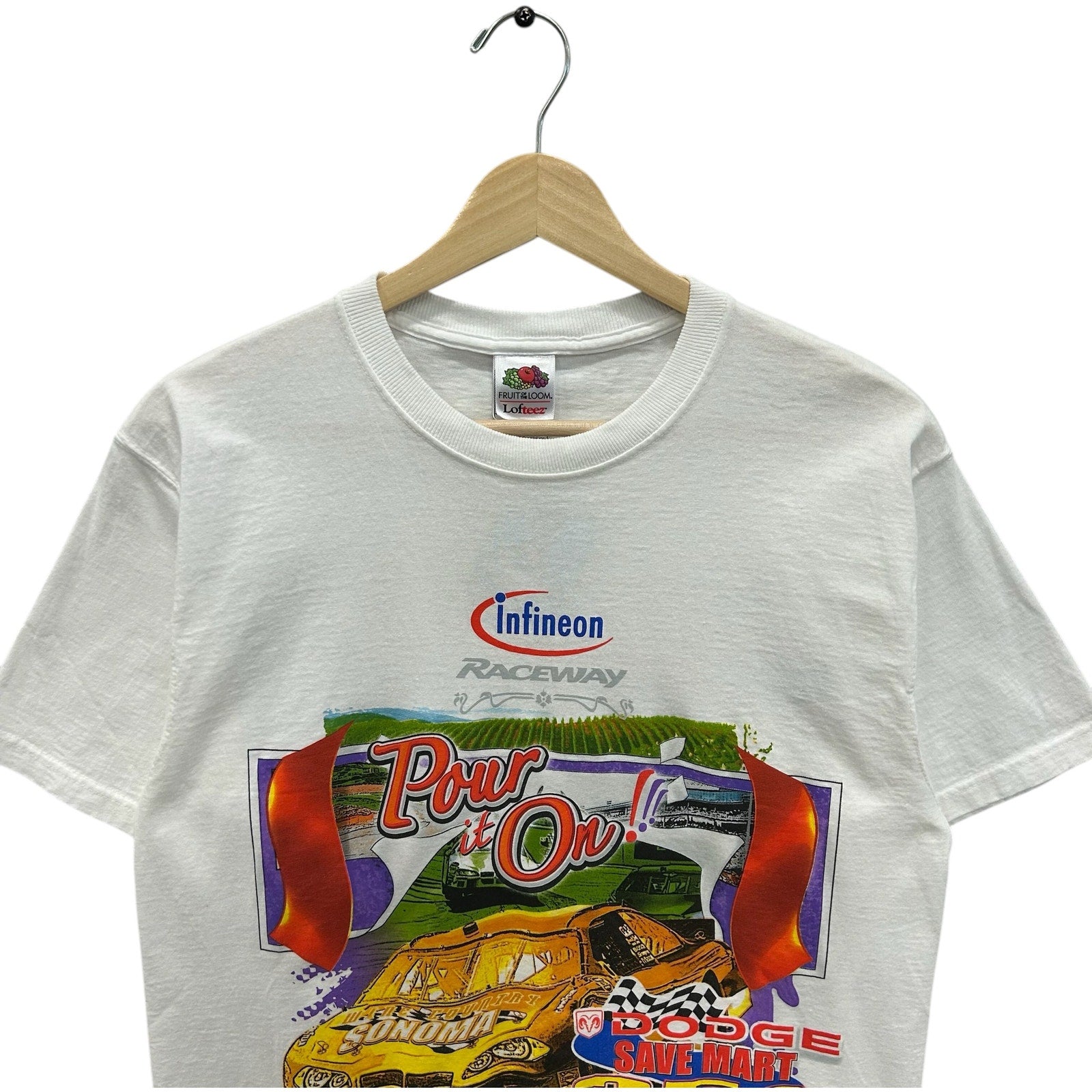 Vintage Dodge Save Mart 350 Infineon Raceway NASCAR Tee