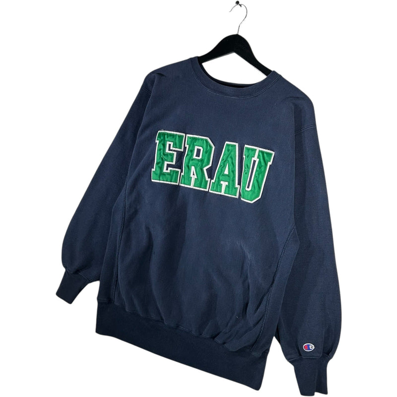 Vintage Champion Reverse Weave ERAU University Crewneck