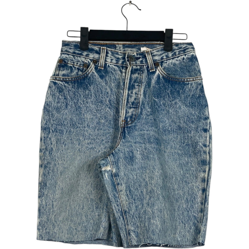 Vintage Levis Acid Wash Denim Cut Off Shorts 26