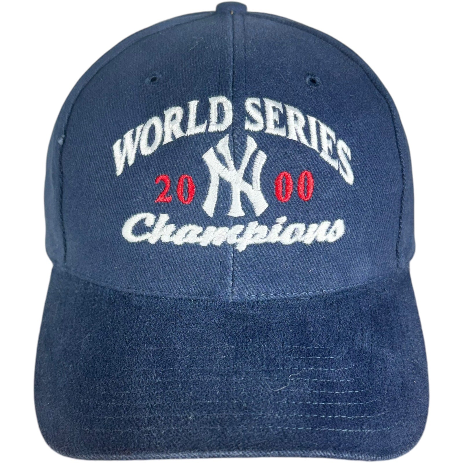 Vintage New York Yankees World Series Champs Strapback Hat 2000