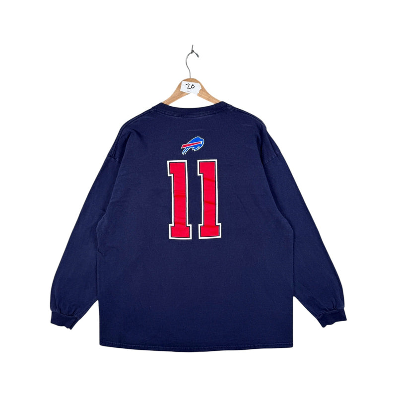 Vintage Buffalo Bills Drew Bledsoe #11 Long Sleeve T-Shirt