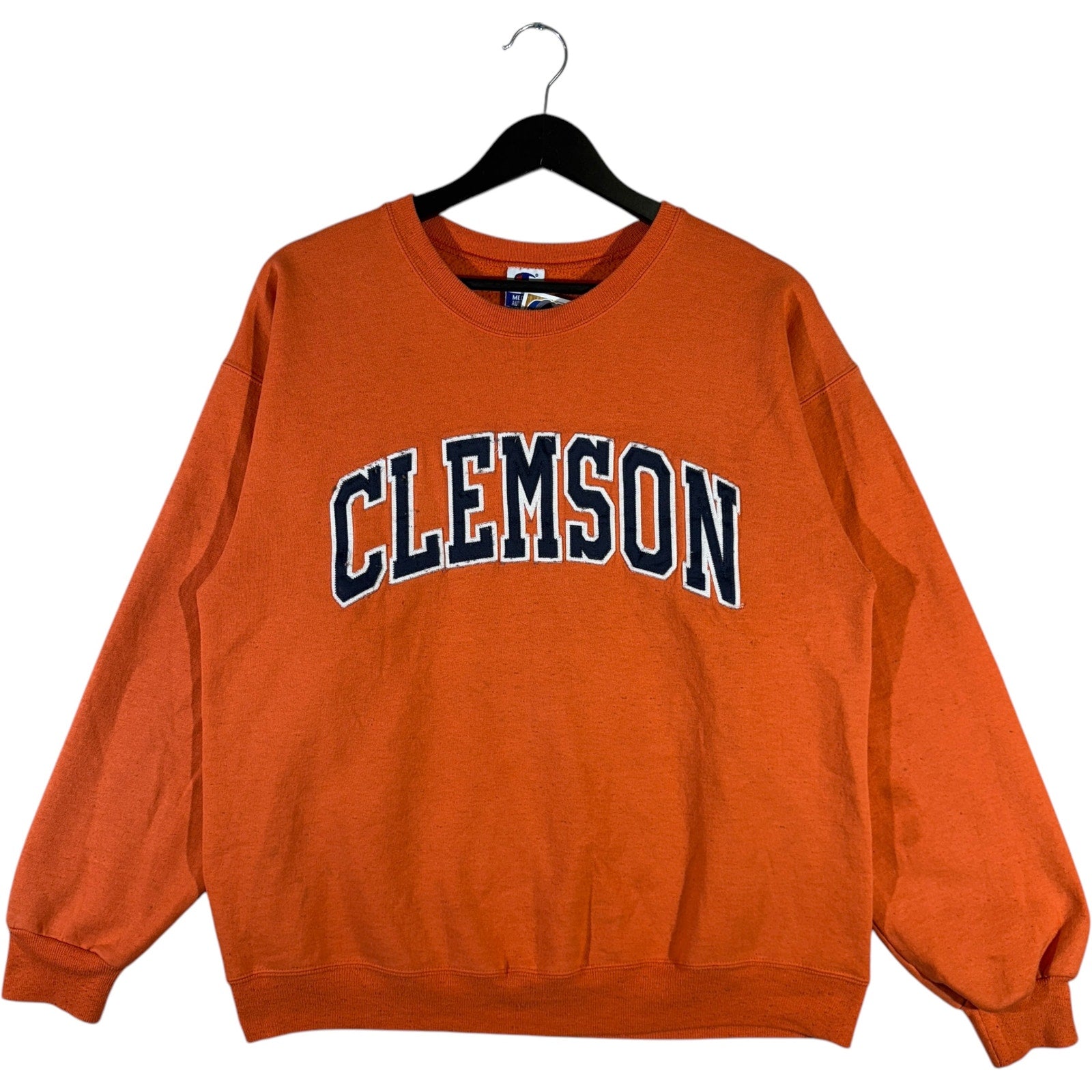 Vintage Champion Clemson University Spellout Crewneck