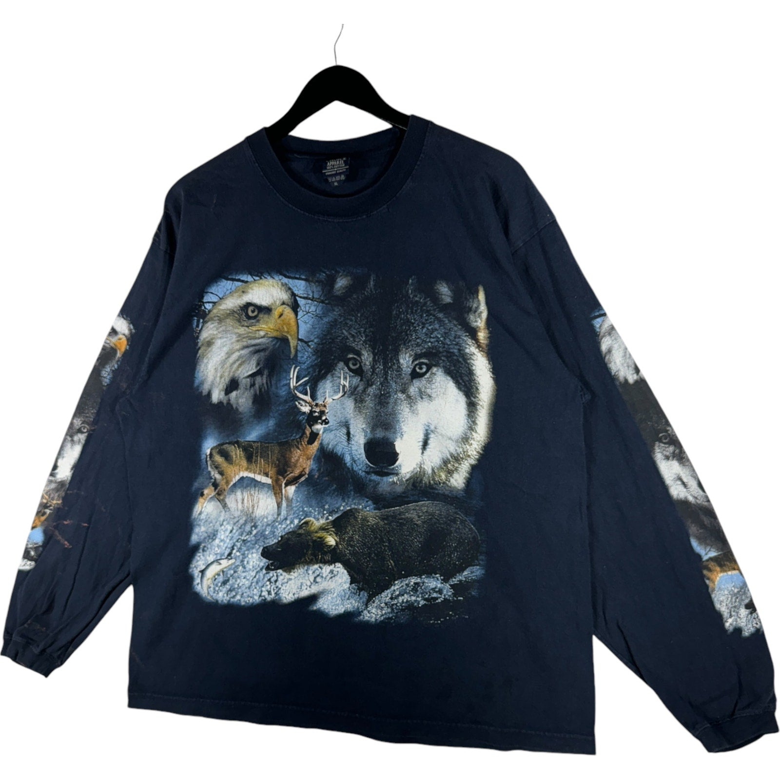 Vintage Wild Life Nature Long Sleeve