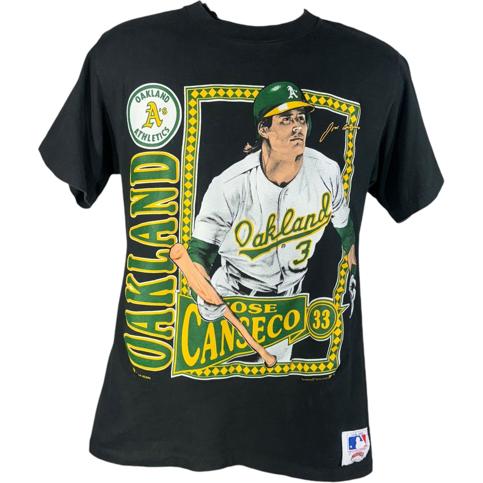 Vintage Oakland Athletics Jose Conseco #33 MLB Tee