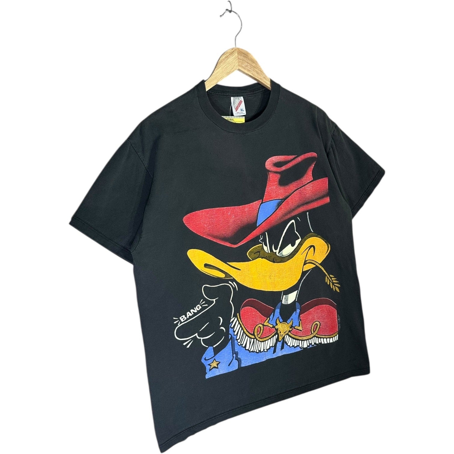 Vintage Looney Tunes Daffy Duck Cowboy T-Shirt