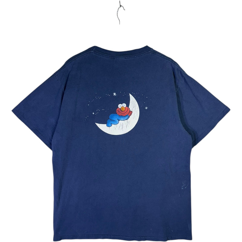 Vintage lmo Sitting on Moon Sesame Street T-Shirt