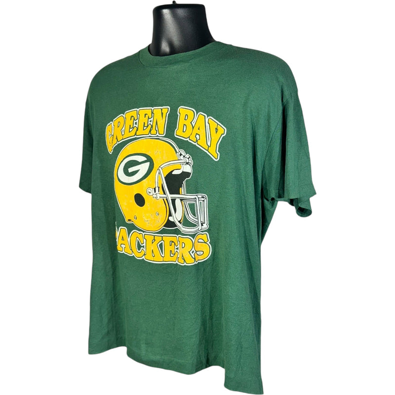 Vintage Green Bay Packers NFL Helmet Logo Tee